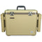 A beige Engel Coolers 30Qt Live bait Pro cooler case with handles and wheels.