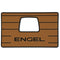 The name Engel Coolers is shown on a SeaDek Teak Pattern Non-Slip Marine Drybox Topper wooden plate.