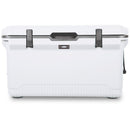 A white Engel Coolers 60QT UltraLite Injection-Molded Cooler With Wire Basket and Divider on a white background.