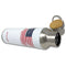 A vacuum-insulated stainless steel Engel Coolers water bottle with an American flag on it.