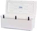 A Engel Coolers Engel 123 High Performance Hard Cooler and Ice Box with black handles.