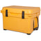 A durable, roto-molded Engel 25 High Performance Hard Cooler and Ice Box on a white background from Engel Coolers.