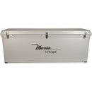 A Engel 320 high performance hard cooler and ice box with the word merritts on it.