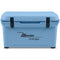 A durable blue cooler with the word "Engel Coolers" on it.