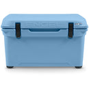 The durable Engel Coolers Engel 35 High Performance Hard Cooler and Ice Box is blue with black handles.