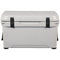 A durable Engel 35 High Performance Hard Cooler and Ice Box with black handles.