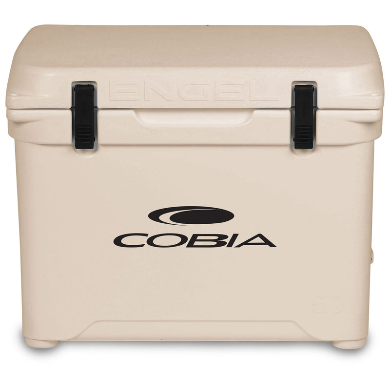 The Engel Coolers Engel 50 High Performance Hard Cooler and Ice Box on a white background.
