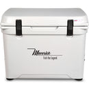 A white Engel Coolers roto-molded cooler with the word martini on it.