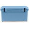 The Engel Coolers Engel 80 High Performance Hard Cooler and Ice Box is blue with black handles.