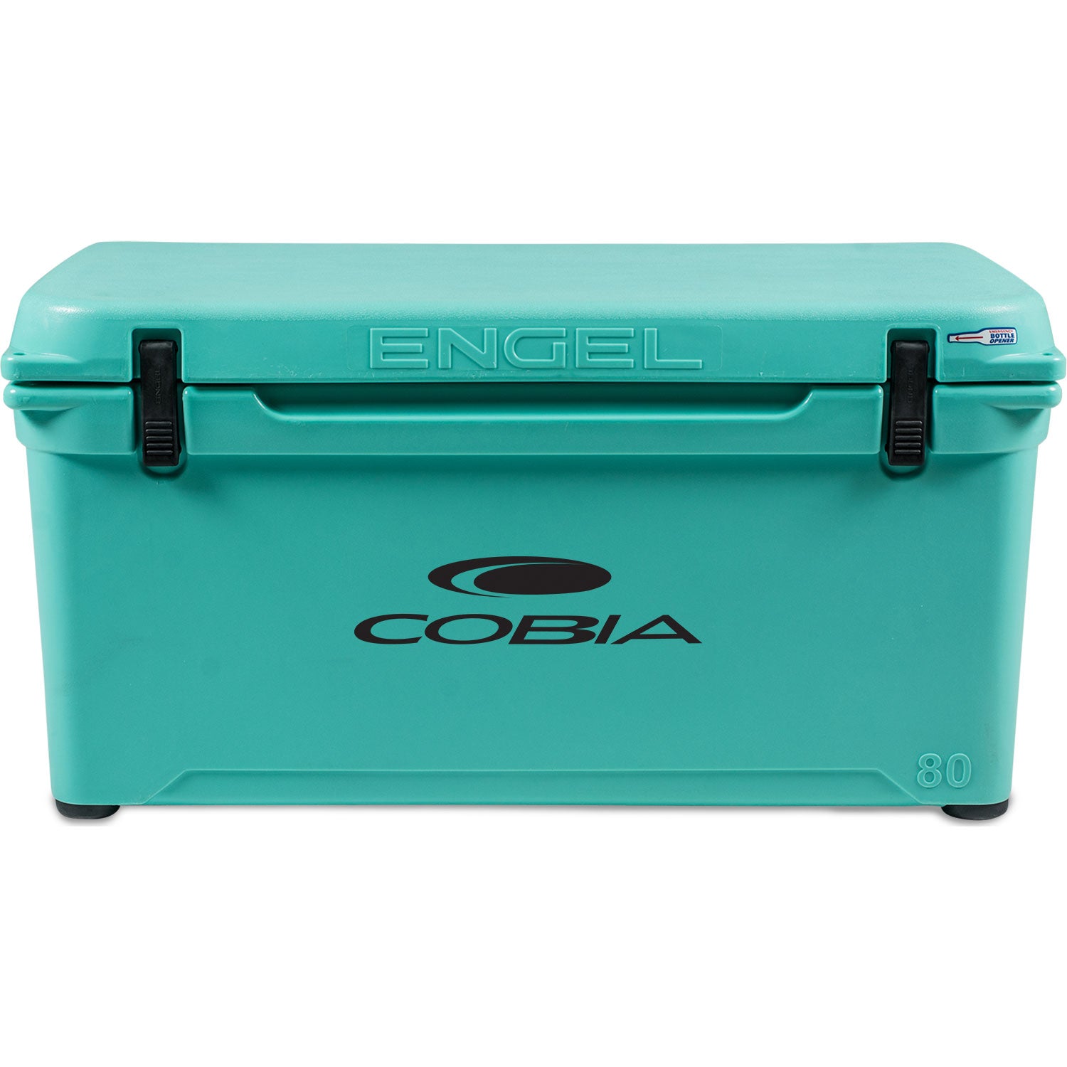 Engel 80 High Performance Hard Cooler and Ice Box - MBG in turquoise by Engel Coolers.