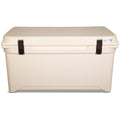 A durable, roto-molded Engel Coolers 85 High Performance Hard Cooler and Ice Box on a white background.
