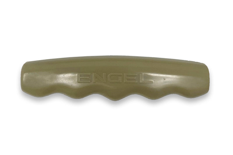 A green Engel Coolers replacement handle with the word Engel on it, designed for an Engel High Performance Hard Cooler.