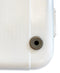 A close up of a white Engel Coolers Live Bait Cooler with a black air pump hole.