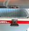 A freezer with an Engel Coolers Replacement Latch for MR040 (Single Latch) on its open lid.