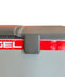 The lid of an Engel Cooler with the word angel on it and a Replacement Latch for MR040 (Single Latch) assembly.