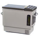 An Engel Coolers MT27 Top Opening 12/24V DC - 110/120V AC Fridge-Freezer with temperature control on a white background.