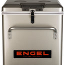 An Engel Coolers MT45 Platinum Series Top Opening 12/24V DC - 110/120V AC Fridge-Freezer on a white background.