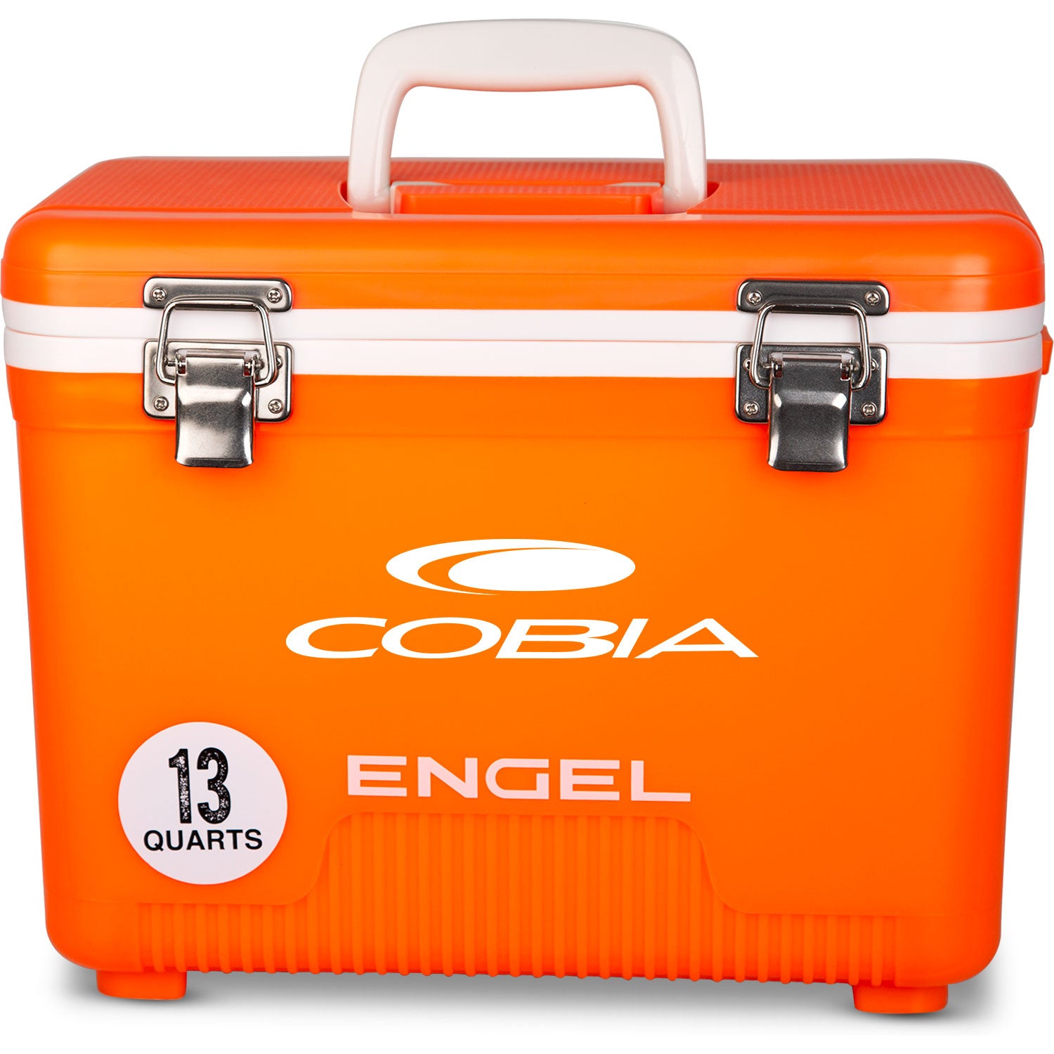 Cobia Engel leak-proof orange cooler.
Replace with:
Engel 13 Quart Drybox/Cooler - MBG by Engel Coolers.