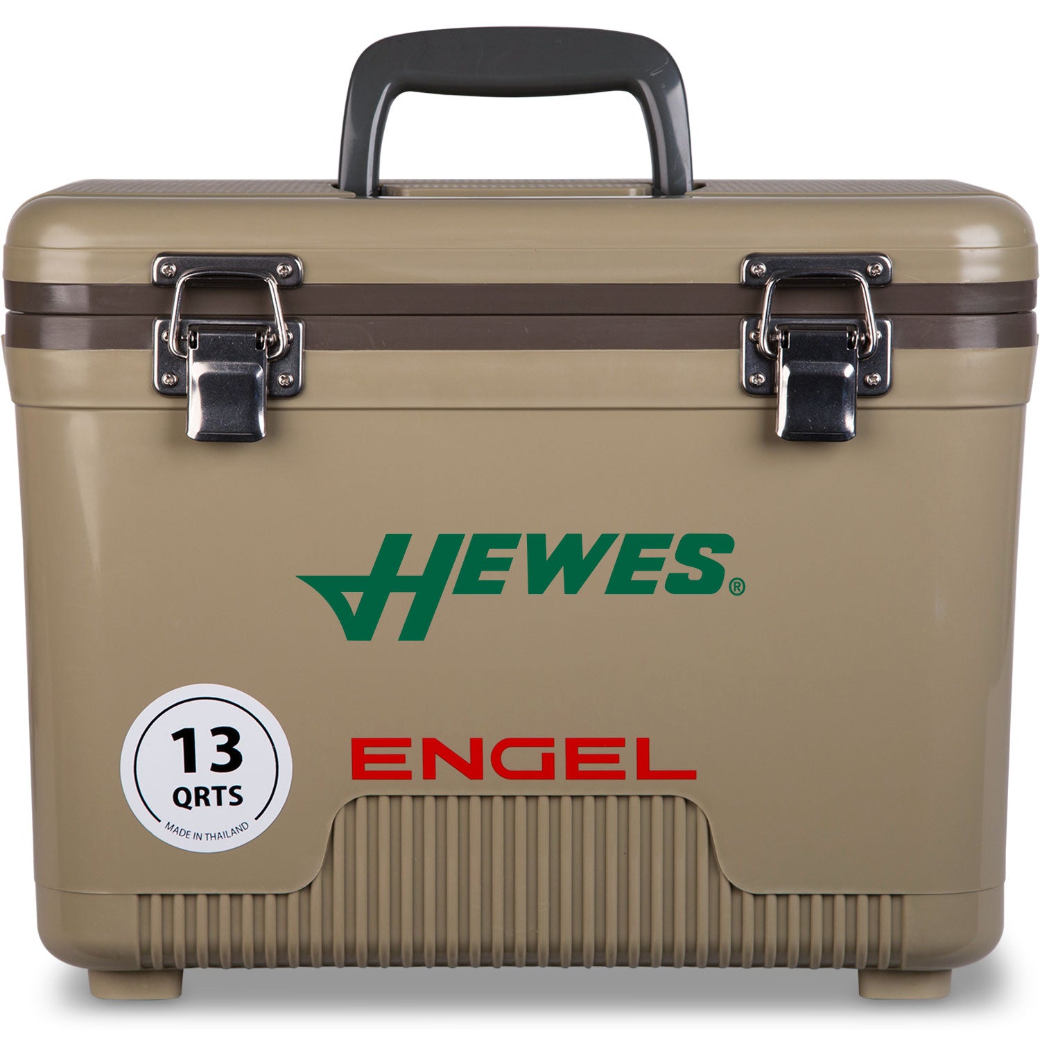 A leak-proof Engel 13 Quart Drybox/Cooler - MBG on a white background.