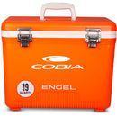 A Engel 19 Quart Drybox/Cooler on a white background.