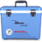 A leak-proof blue Engel Coolers 19 Quart Drybox/Cooler with the word Engel on it, perfect for any outdoor adventure.
