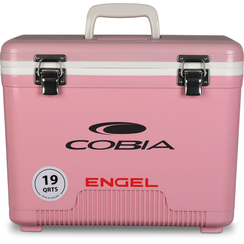 Engel 19 Quart Drybox/Cooler - MBG leak-proof engel cooler pink.