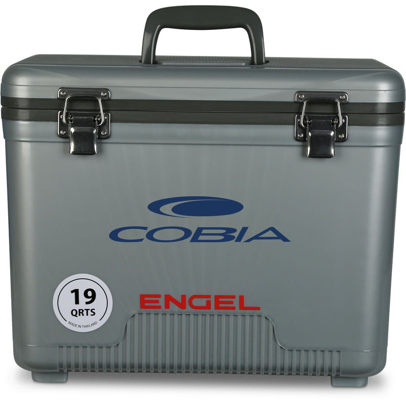 The leak-proof Engel 19 Quart Drybox/Cooler - MBG is shown on a white background.