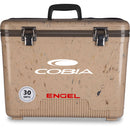 The leak-proof Engel 30 Quart Drybox/Cooler - MBG is shown on a white background.