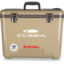 The Engel 30 Quart Drybox/Cooler - MBG is tan.