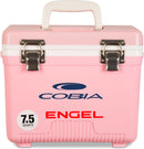 Cobia Engel 7.5 Quart Drybox/Cooler - MBG pink leak-proof cooler.