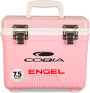 Cobia Engel 7.5 Quart Drybox/Cooler - MBG leak-proof pink cooler for outdoor adventure.