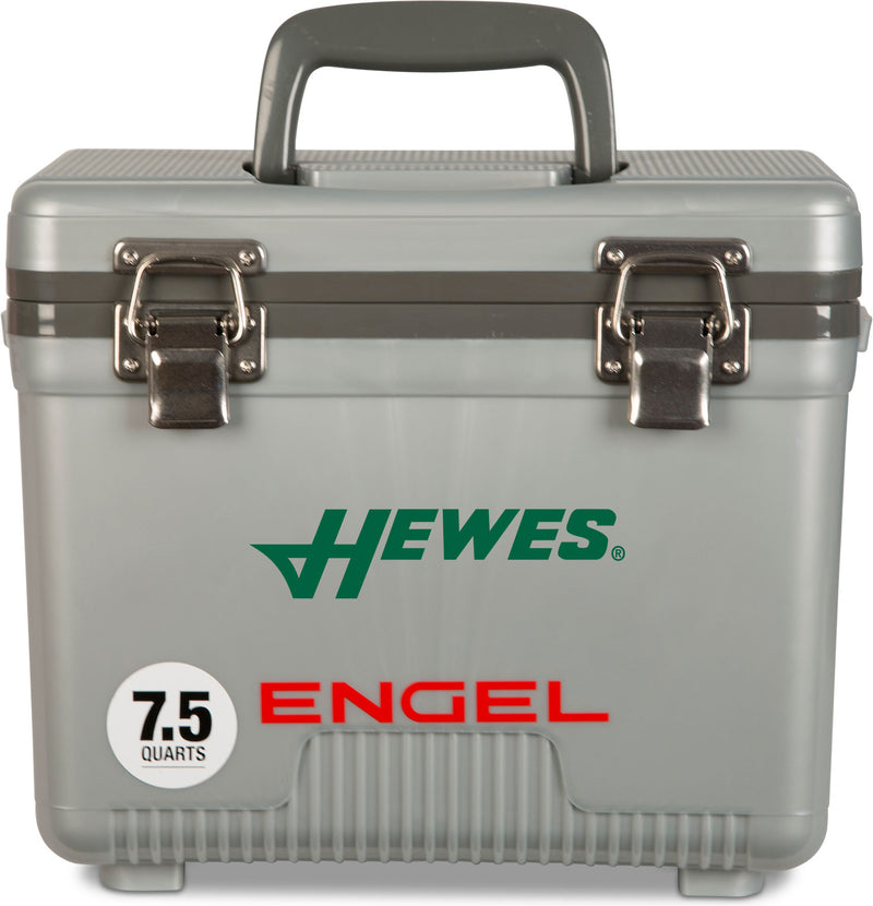 Hewes Engel 75 qt leak-proof cooler.
Product: Engel Coolers 7.5 Quart Drybox/Cooler - MBG