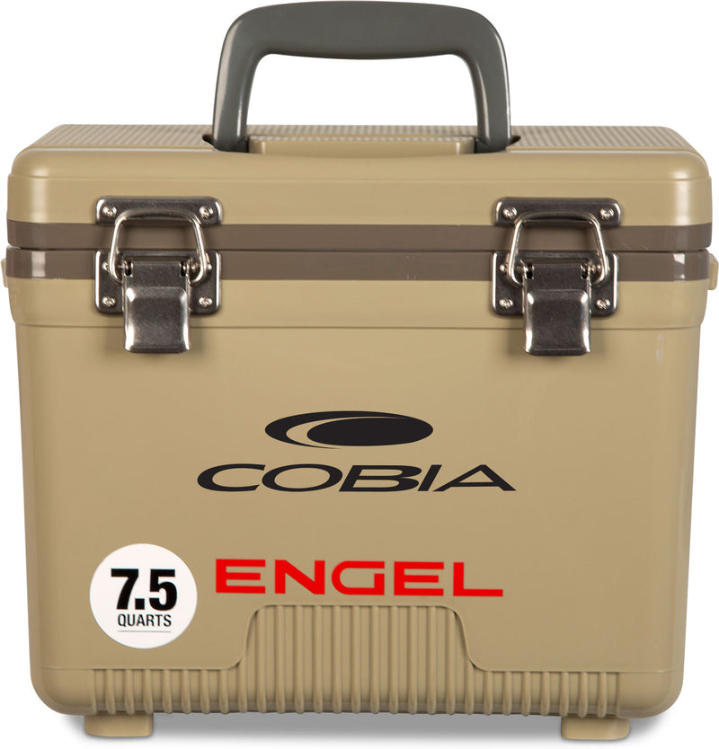 The leak-proof Engel 7.5 Quart Drybox/Cooler - MBG is shown on a white background.