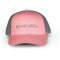 A pink adjustable Engel Coolers Snap Back Trucker Cap with the word Engel on it.