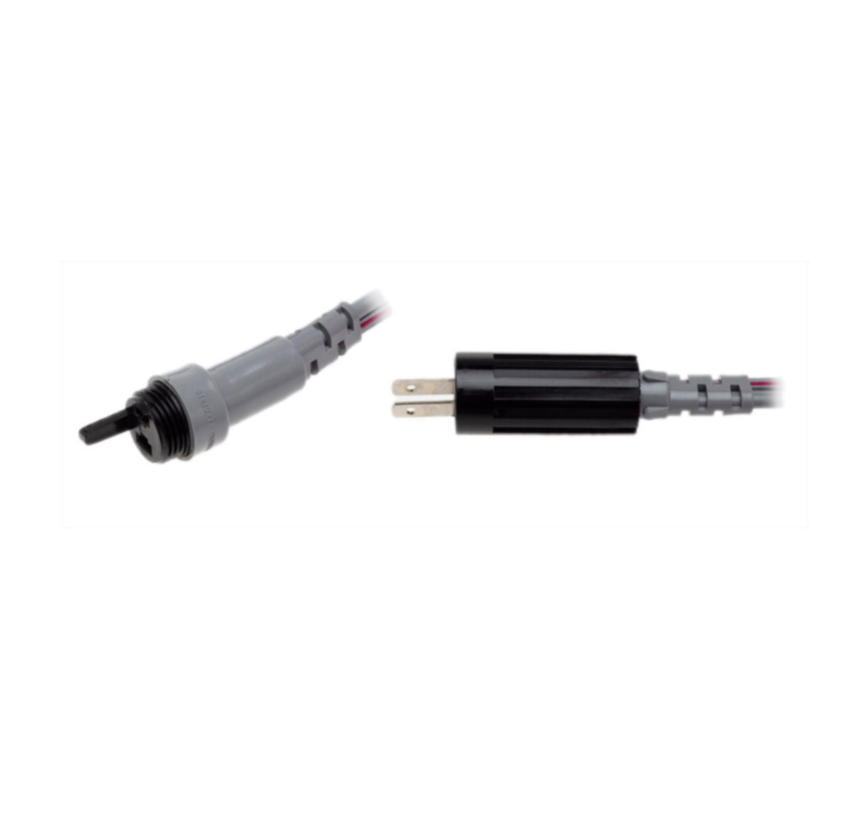 A pair of black wires and a black plug form an Engel Coolers 12 Volt In-Line Extension Cord.