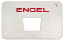 A white Engel Coolers 30 Quart Drybox with the word "Engel" on it.
