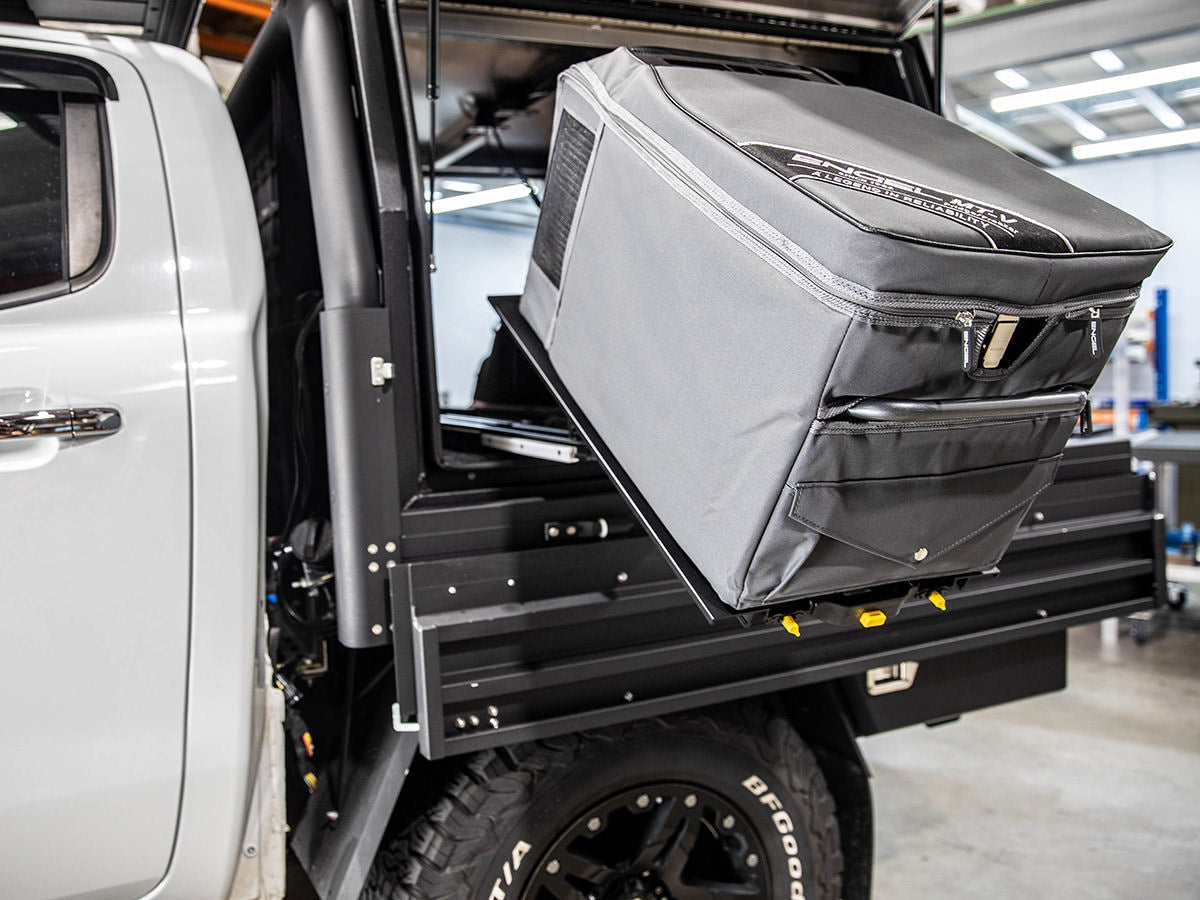 A Fridge Slide is Essential Gear for your Next Off-Road or Camping Trip