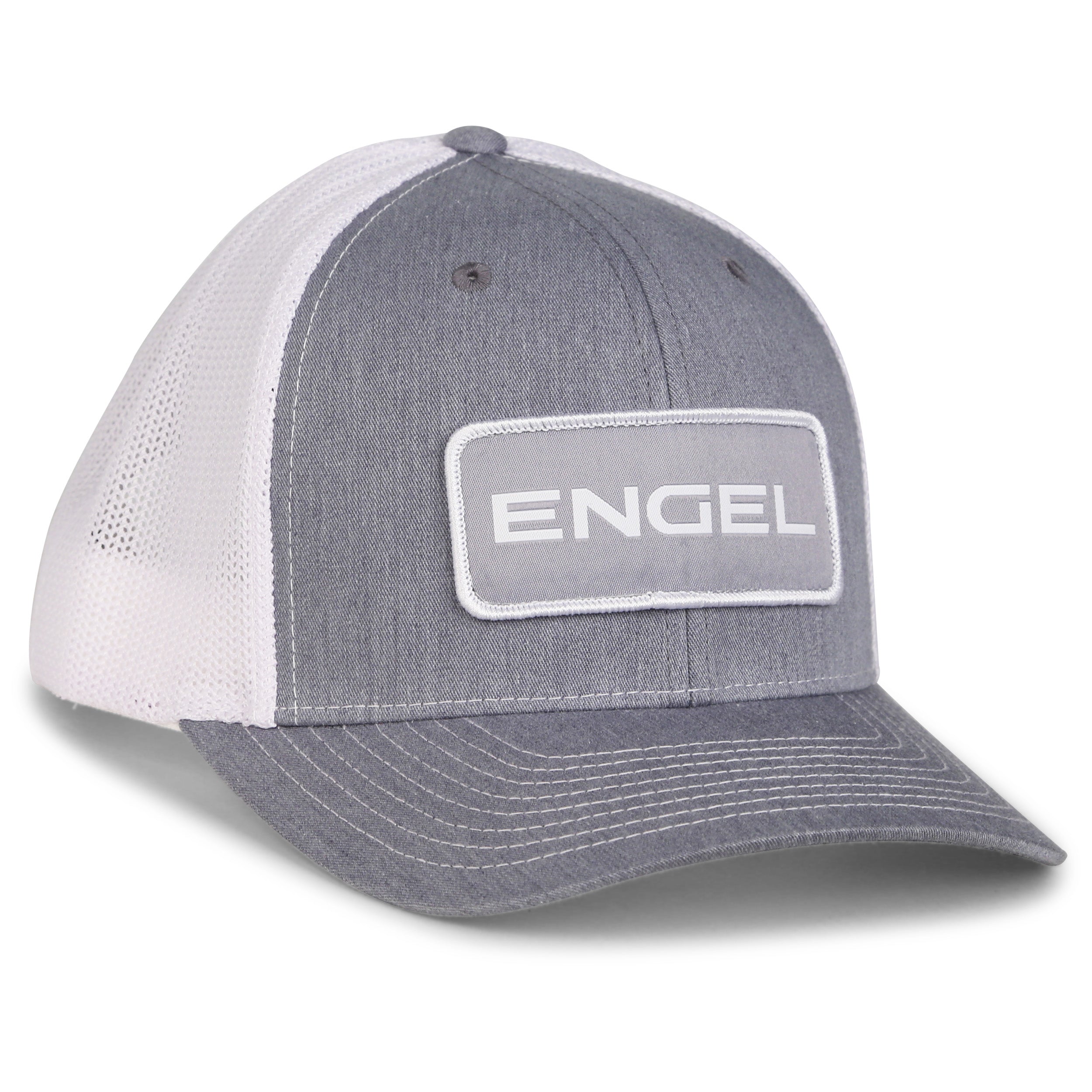 Engel Heather Grey & White 112 Trucker Cap by Richardson®