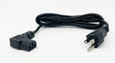 A black Engel Coolers AC Power Cord for Engel Fridge-Freezer with a plug on it, not compatible with Engel portable Fridge-Freezers.