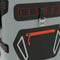 An image of a grey and orange New ENGEL Roll Top High Performance Backpack Cooler from Engel Coolers.