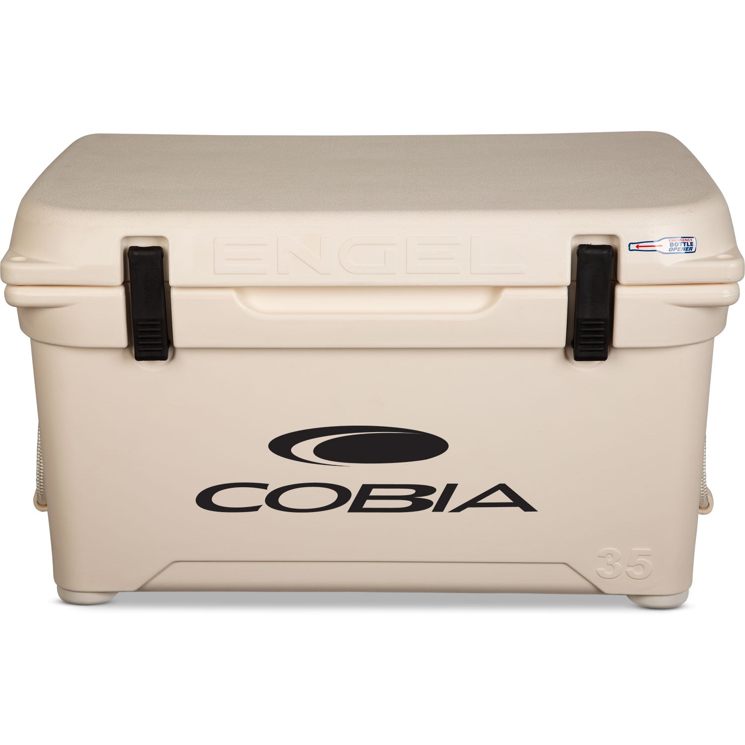 The durable Engel Coolers Engel 35 High Performance Hard Cooler and Ice Box - MBG is shown on a white background.