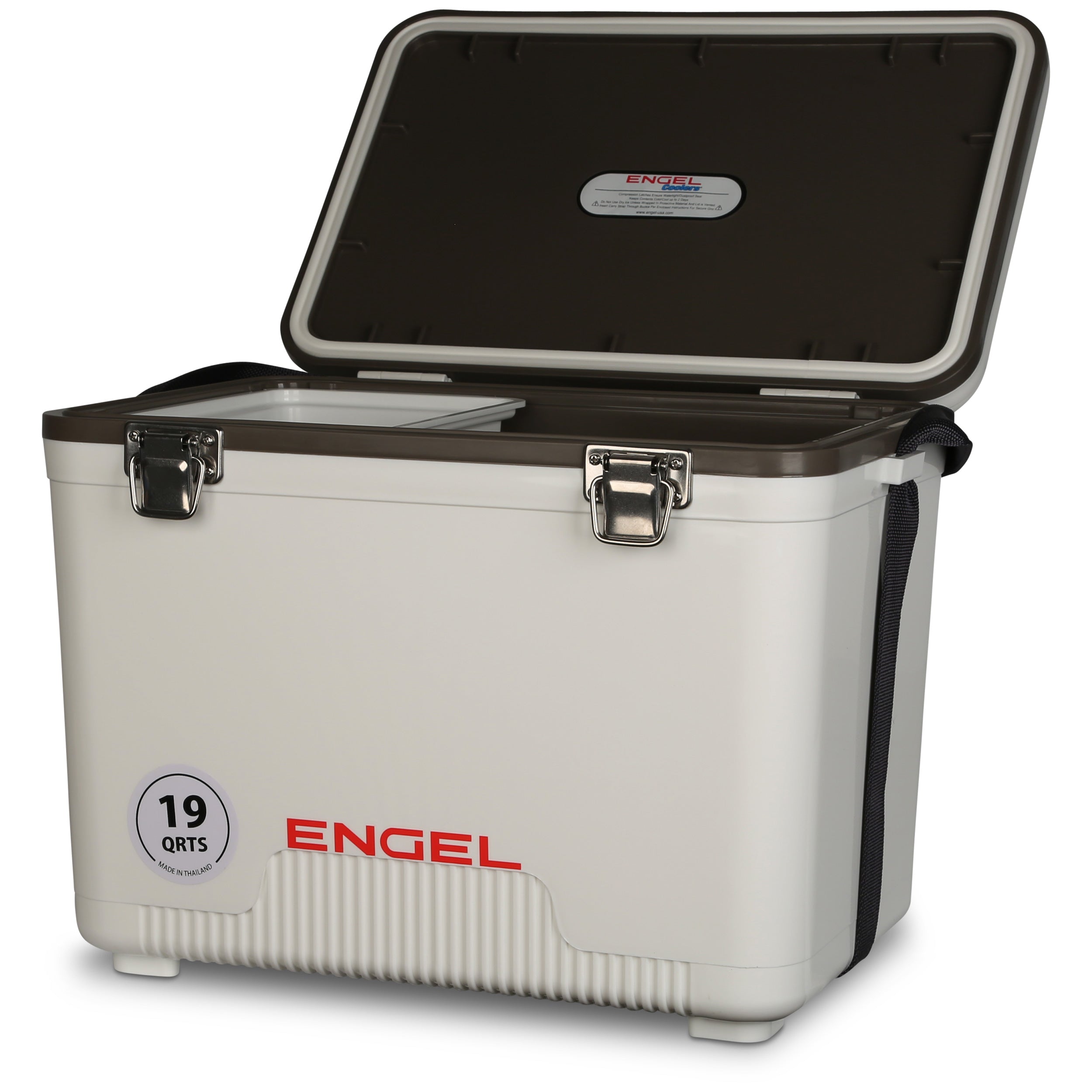 The Engel 19 Quart Drybox/Cooler by Engel Coolers is shown on a white background.