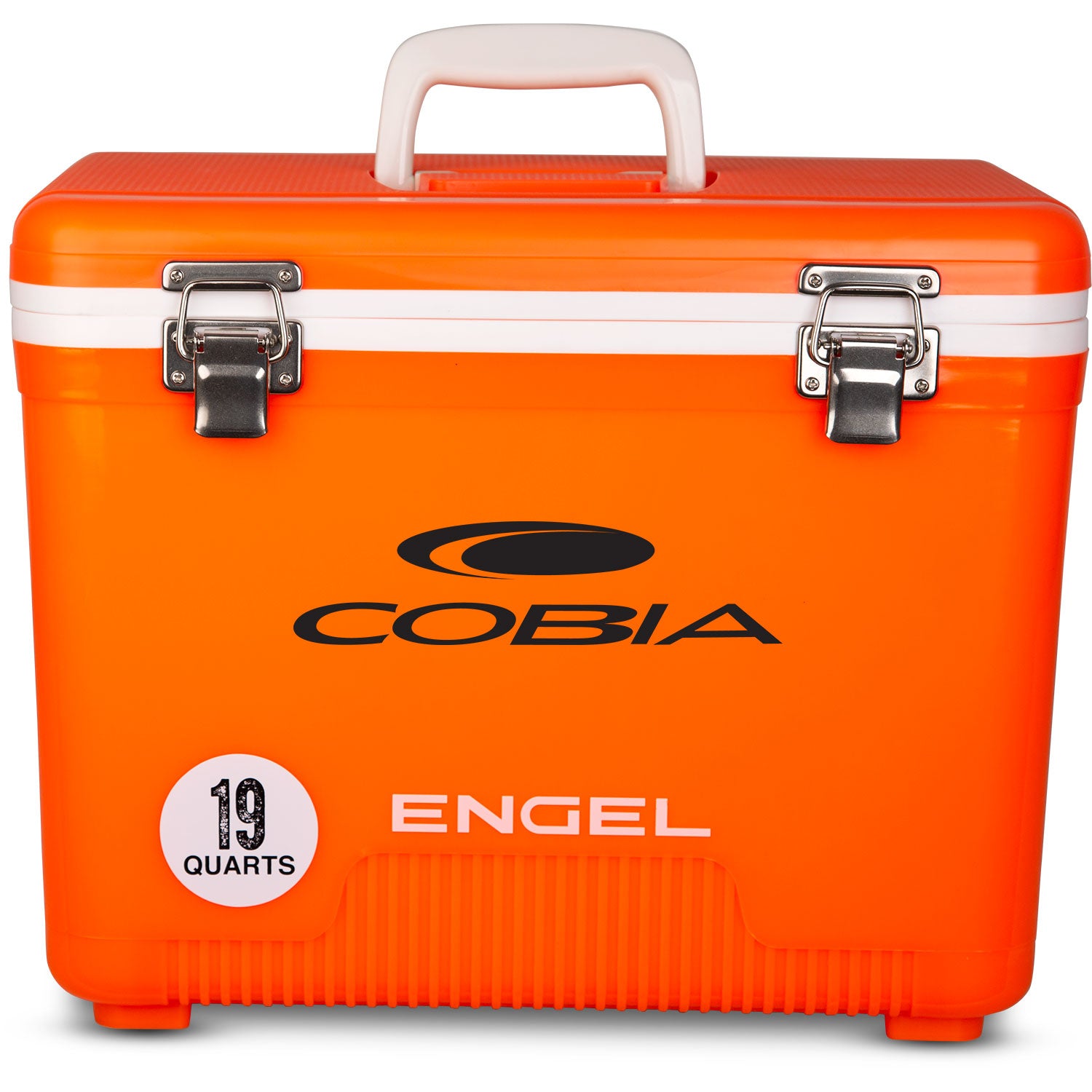 A leak-proof Engel 19 Quart Drybox/Cooler - MBG on a white background.