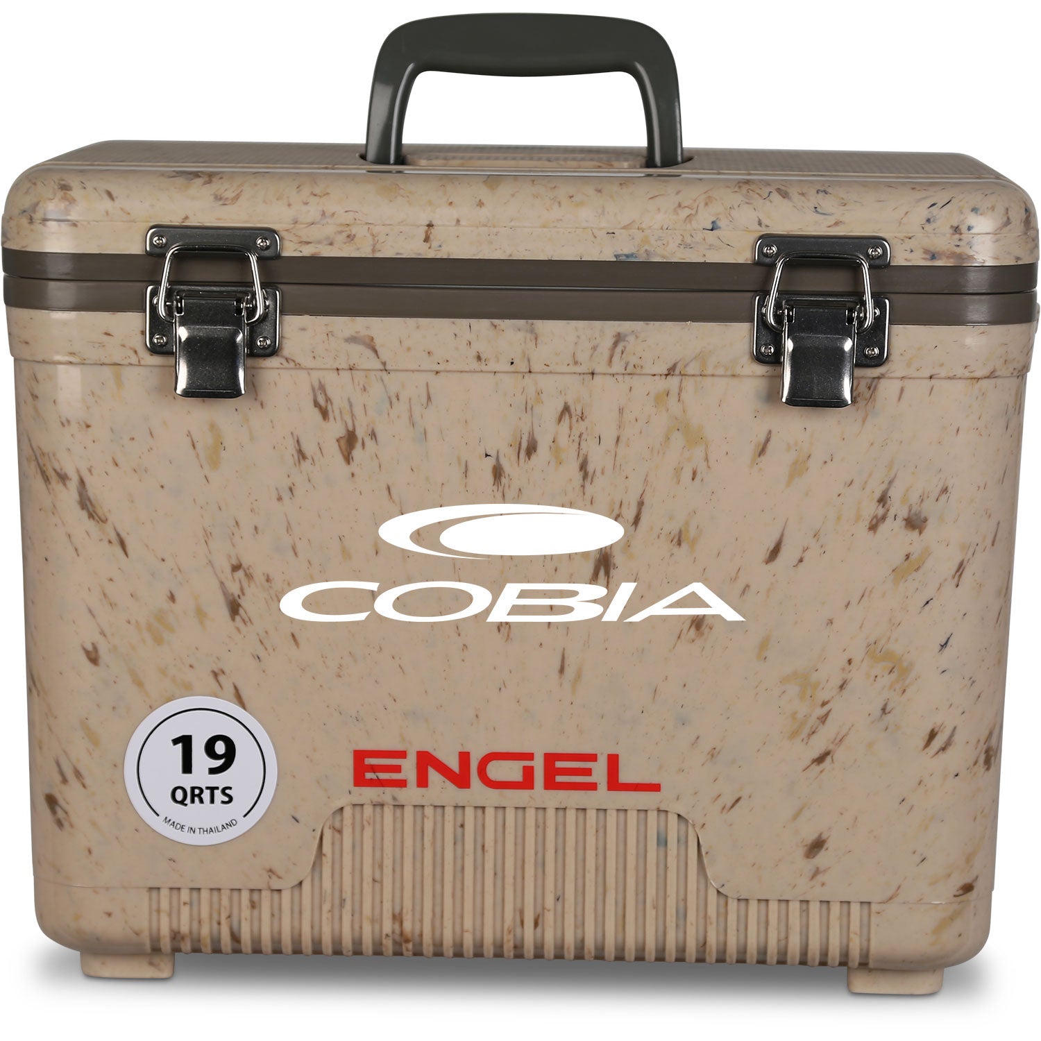 A leak-proof Engel Coolers 19 Quart Drybox/Cooler, perfect for outdoor adventure.