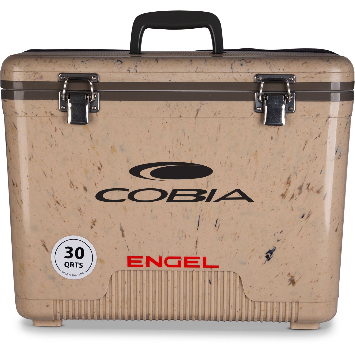 The leak-proof Engel 30 Quart Drybox/Cooler - MBG is shown on a white background.